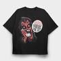 Devil Calling Santa, Tricou Oversize Barbati (Unisex)