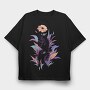 Hands Holding A Flower Plants, Tricou Oversize Barbati (Unisex)