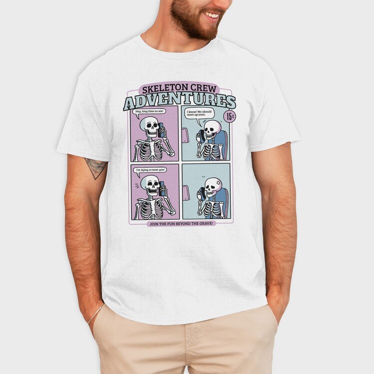 Skeleton Crew Adventures, Tricou Barbati (Unisex)