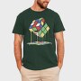 Melting Rubik, Tricou Barbati (Unisex)