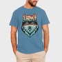 Hand Draw Landscape Wolf, Tricou Barbati (Unisex)