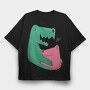 Dinosaurs Family Dad Son, Tricou Oversize Barbati (Unisex)