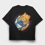 Dungeon Meowster, Tricou Oversize Barbati (Unisex)