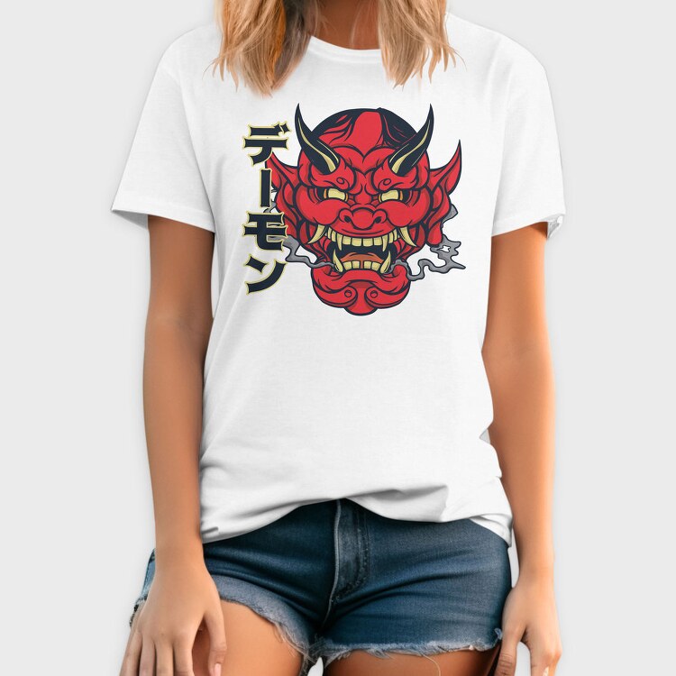 Hannya Mask, Tricou Barbati (Unisex)