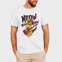 Meow Cat Rocker, Tricou Barbati (Unisex)