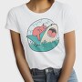 Cat Biting Shark, Tricou Femei