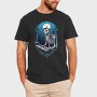 Skeleton Pianist Piano, Tricou Barbati (Unisex)