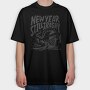 Possum Animal Anti New Year Still Trashy, Tricou Oversize Barbati (Unisex)