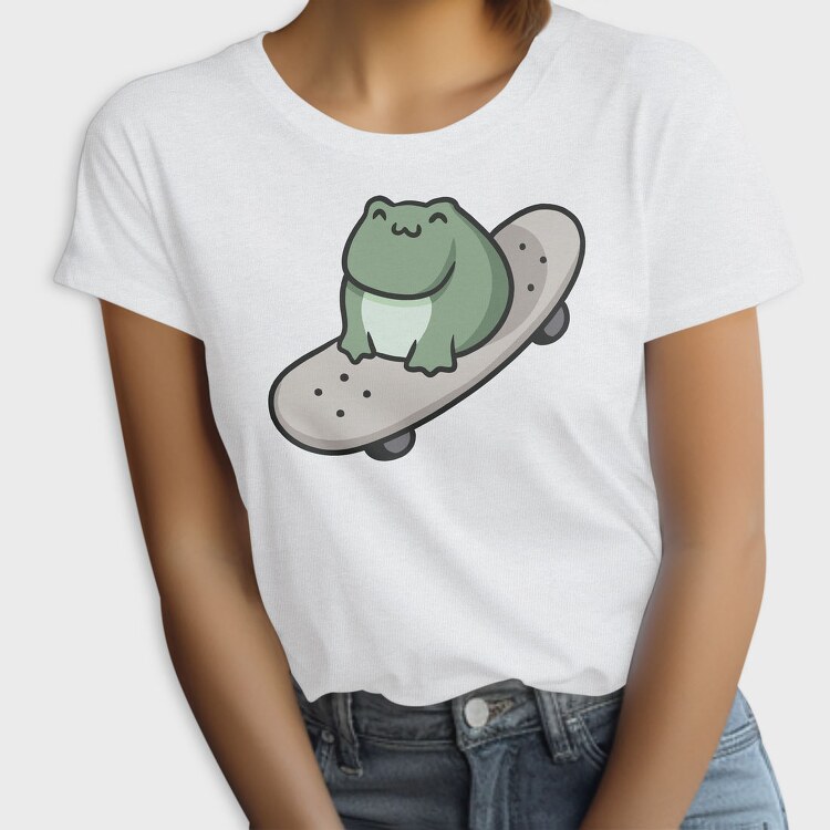Frog Skateboarding, Tricou Femei