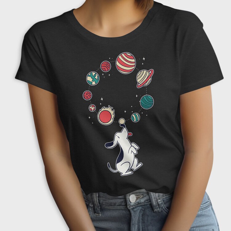 Dog Juggling Planets, Tricou Femei