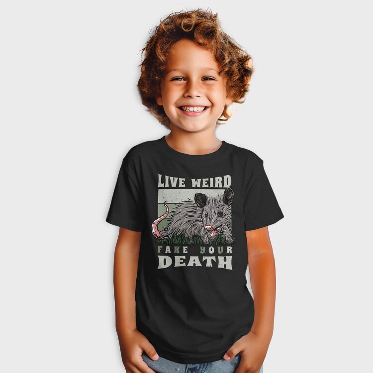 Possum Wild Animal Funny Quote Illustration, Tricou Copii