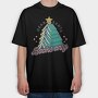 Funny Christmas Books Tree, Tricou Oversize Barbati (Unisex)