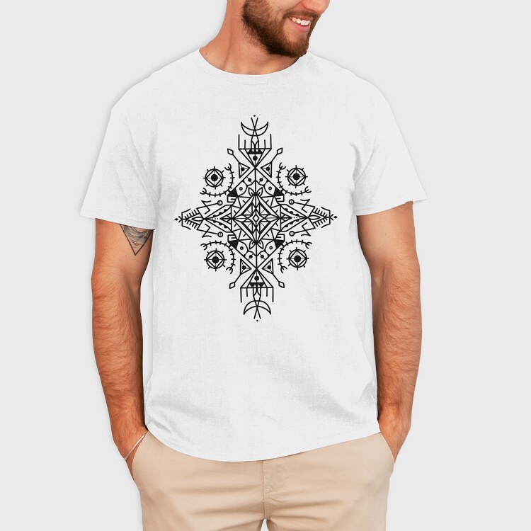 Berber Shape Berbere, Tricou Barbati (Unisex)