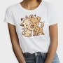 Cat Dog Hug, Tricou Femei