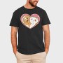 Cat Dog Love, Tricou Barbati (Unisex)