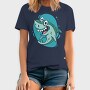 Happy Shark Cartoon, Tricou Barbati (Unisex)