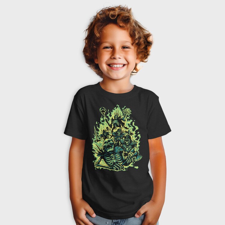 Skeleton Warriors Necromancer, Tricou Copii