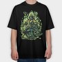 Skeleton Warriors Necromancer, Tricou Oversize Barbati (Unisex)