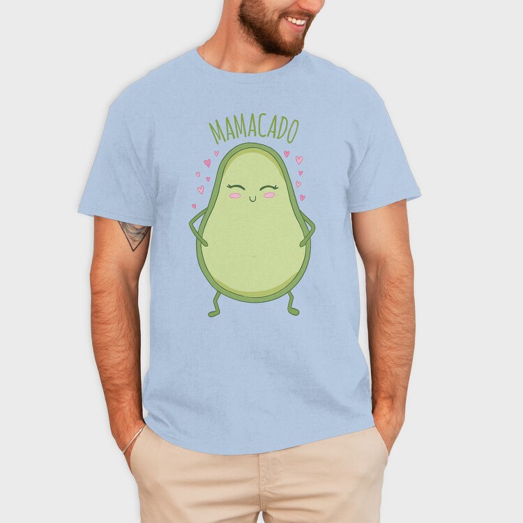 Cute Avocado Mom Mamacado Pt, Tricou Barbati (Unisex)