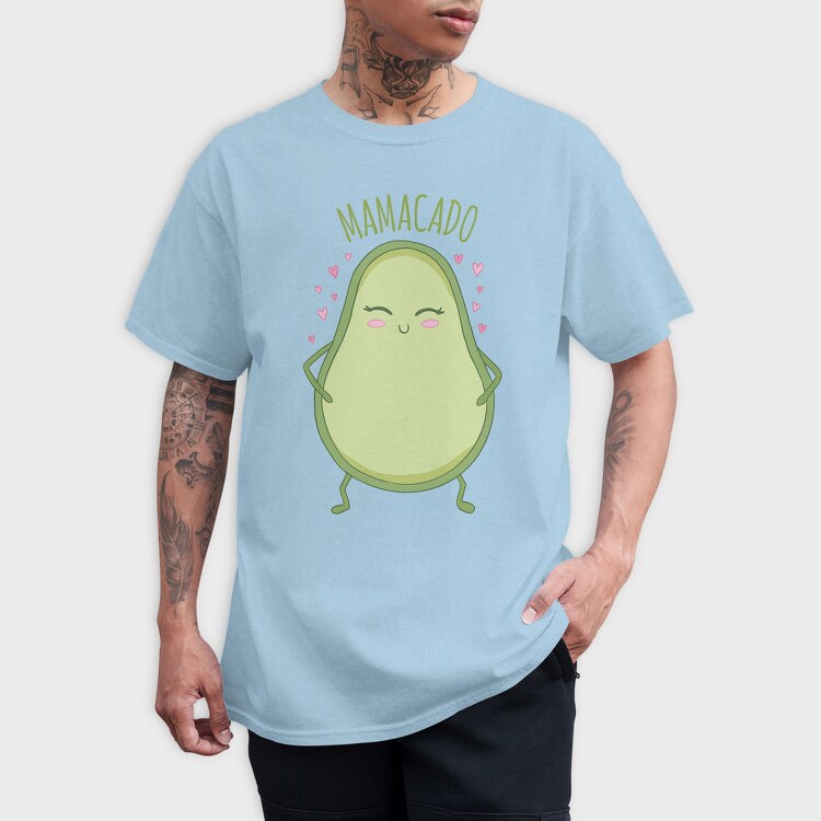 Cute Avocado Mom Mamacado Pt, Tricou Barbati (Unisex)