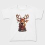 Reindeer Christmas Funny, Tricou Copii