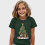 Children Decorating Tree Kids Christmas, Tricou Copii