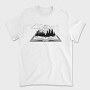Mountain Book Landscape, Tricou Barbati (Unisex)
