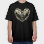 Skeleton Wings Skelleton, Tricou Oversize Barbati (Unisex)