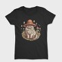 Mushroom Cat Hat, Tricou Femei