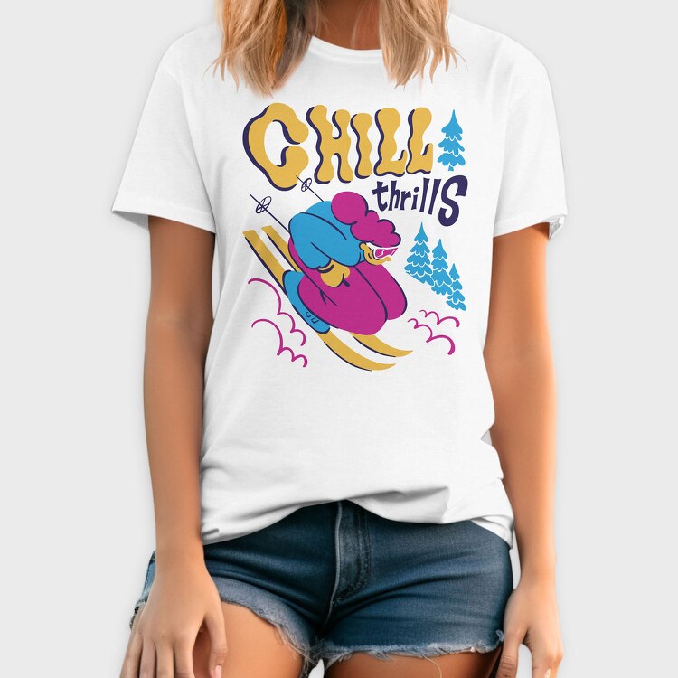 Chill Thrills Trend Winter, Tricou Barbati (Unisex)