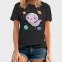 Cute Axolotl Space, Tricou Barbati (Unisex)