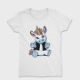 Punk Unicorn Middle Finger, Tricou Femei