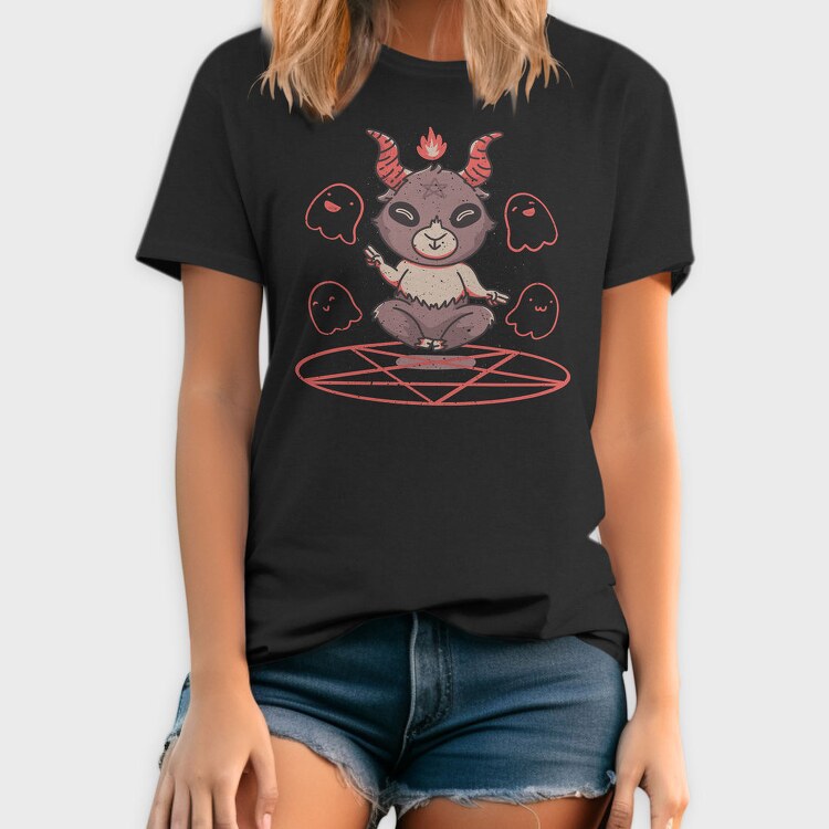 Cute Baphomet, Tricou Barbati (Unisex)