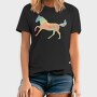Watercolor Horse Silhouette, Tricou Barbati (Unisex)