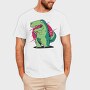 T Rex Smartphone Phone, Tricou Barbati (Unisex)