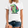 T Rex Smartphone Phone, Tricou Barbati (Unisex)