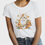 Watercolor Kitten Cute Cat, Tricou Femei