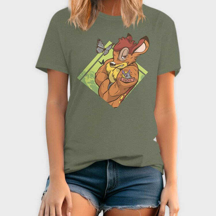 Bambi Mom, Tricou Barbati (Unisex)