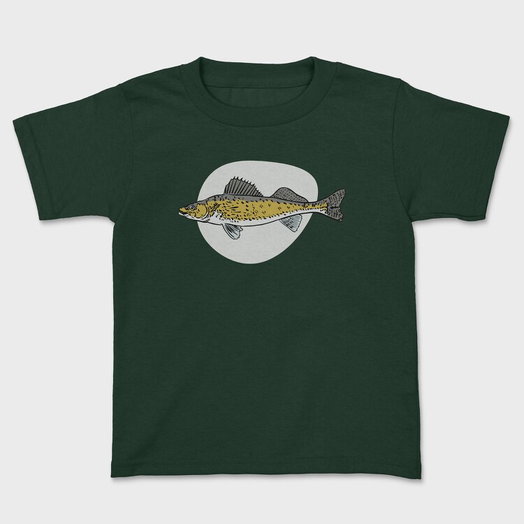 Tricou Copii, Walleye Fish