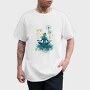 Watercolor Yoga And Meditation Dandelion, Tricou Barbati (Unisex)