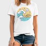 Illustrated Waves And Beach 05, Tricou Barbati (Unisex)