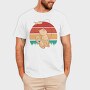 Cute Cat Fishing Retro Sunset, Tricou Barbati (Unisex)