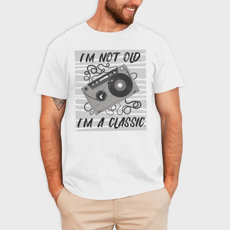 Im A Classic Cassette, Tricou Barbati (Unisex)