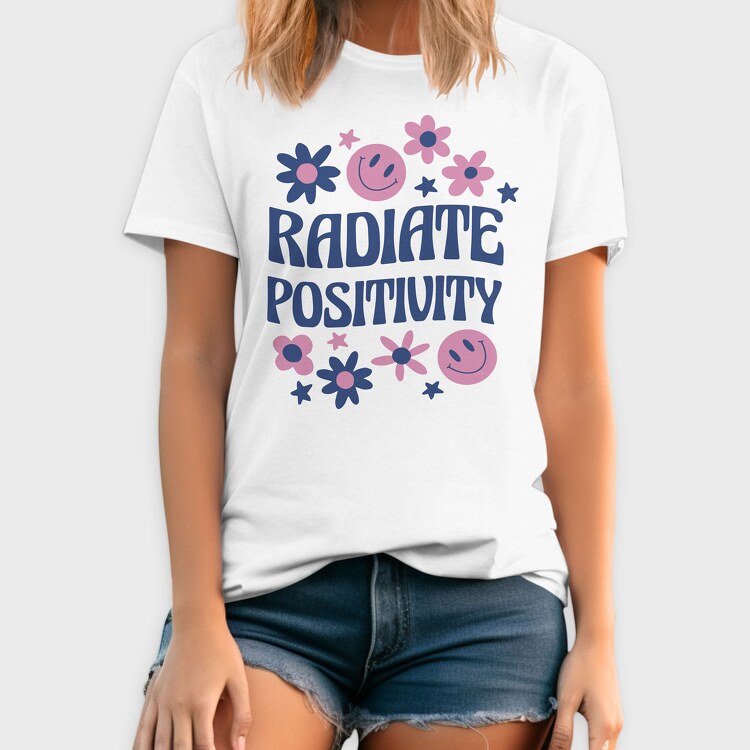 Radiate Positivity, Tricou Barbati (Unisex)