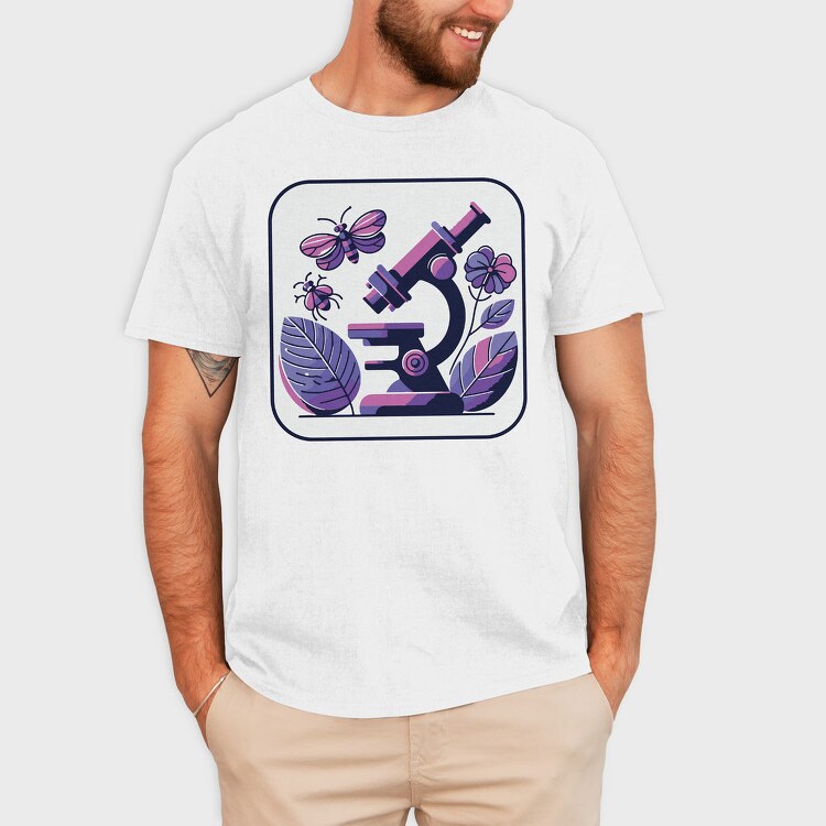 Microscope Insects, Tricou Barbati (Unisex)