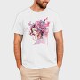 Woman With Butterflies, Tricou Barbati (Unisex)
