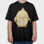 Cute Chick With Knife Mad Chicken, Tricou Oversize Barbati (Unisex)