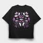 Floral 05, Tricou Oversize Barbati (Unisex)
