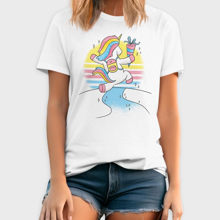 Kinder Unicorn, Tricou Barbati (Unisex)