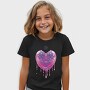 Y3K Dripping Heart Melt, Tricou Copii